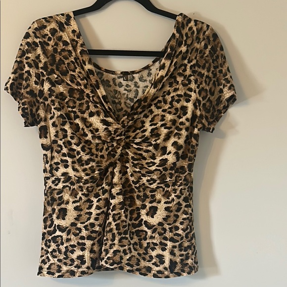 Tops - Leopard Print Women's Top